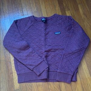 Patagonia Purple Crewneck Sweater Knit Casual